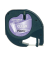 Schriftband Dymo Letratag S0721530, Breite: 12mm, schwarz auf transparent