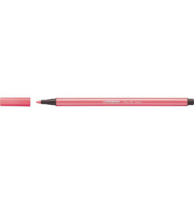 Faserschreiber Pen 68056, Einweg, farbintensiv, M  1 mm, neonpink