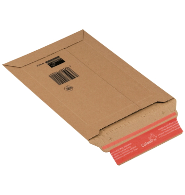 Versandtasche Colompac CP10.01 Wellpappe Au&szlig;enma&szlig;e: 167x268mm braun