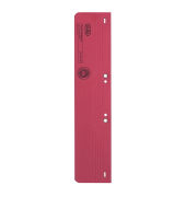 &Ouml;senschmalhefter Smart Line - Serie 26450RO, Din A4 rot halber Vorderdeckel, Karton 250g