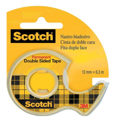 Scotch Klebeband doppels. i. Handabr. 12mm x 6,3m