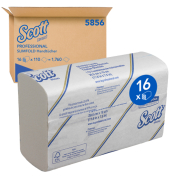 Papierhandt&uuml;cher SlimfoldT 5856, 1-lagig, wei&szlig;, Airflex