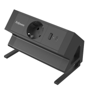 Power Desk Tischsteckdose 100137172, schwarz