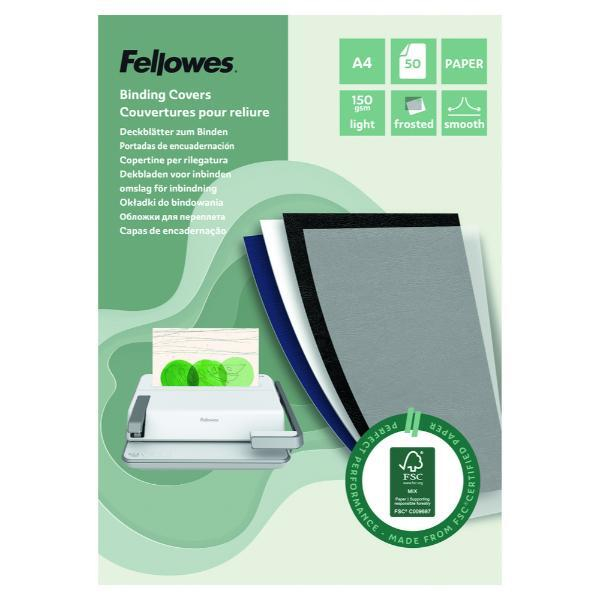Fellowes FSC-zertifiziertes transparentes Papierdeckblatt 100143443 0043859813919 Fellowes 50 Stück