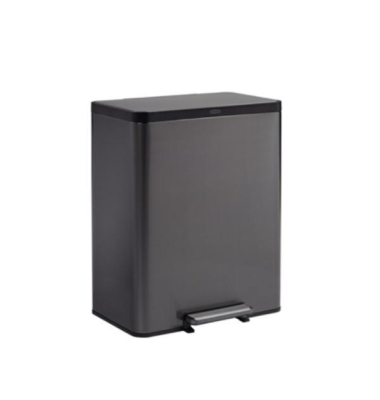 Elite 60L Stream STEP-ON Bin Dual Stream