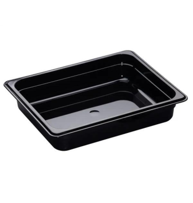 H-PAN GN Schale, schwarz, hitzebest&auml;ndig, GN 12 - 65mm
