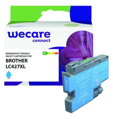 Wecare Tinte kompaibel mit Brother Lc427Xl Cyan