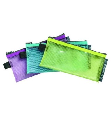 Rei&szlig;verschlusstasche Exacompta 38110E, 8 x 18 cm, Farben sortiert