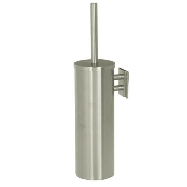JVD WC-Bürste aus gebürstetem Edelstahl 8991063, mit Wandhalterung 3324120010631 JVD