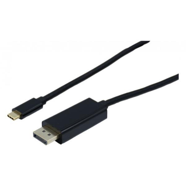 Dacomex 127549 USB-CDisplayPort Kabel, 1 m, schwarz 3548381275497 Dacomex