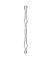 Drahtniederhalter 2905010 80mm f&uuml;r 2 Ringe