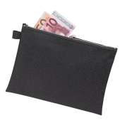 2725000 Banktasche, mit Rei&szlig;verschluss, aus Textil, A5, swz, 10St