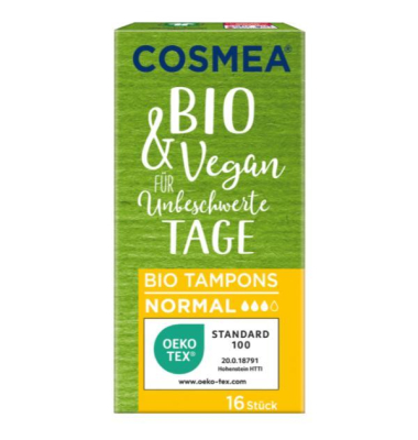 Tampons Bio&Vegan, Normal