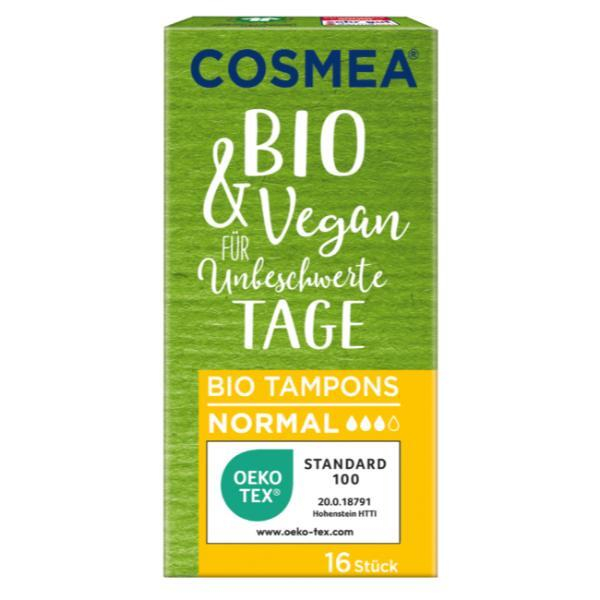 Cosmea Tampons Bio&Vegan, Normal 4000576050726 Cosmea 16 Stück
