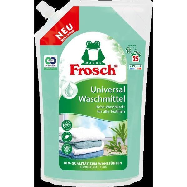 Frosch Waschmittel 116939 Universal, flüssig, 1,5 Liter, bis 25 Waschladungen 4001499969393 Frosch