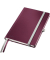 Notizbuch 44861028, granat rot, A5, liniert, 100g, 80 Blatt / 160 Seiten