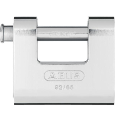 Vorh&auml;ngeschloss Monobloc 9265 mit seitlichem Schlie&szlig;bolzen, 65mm