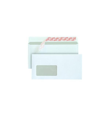 Briefumschl&auml;ge MailMedia 30005367, C65, 114x229mm, mit Fenster HK, wei&szlig;, 500St.