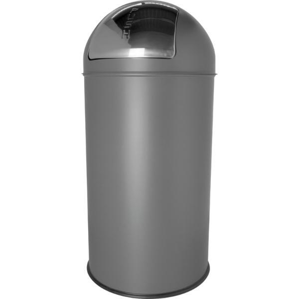 Helit Abfallbehälter the dome H2401487, Fassungsvermögen: 50 Liter, grau 4012086061369 Helit