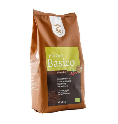 Kaffee Bio Caf&eacute; Basico 8900995, 500g, gemahlen im Beutel