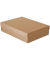 Archivbox 22002112F, A3, braun, veredelter Buchbinderpappe