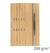 &Ouml;senschmalhefter Manila -RC - Serie 80003957, Din A4 chamois 1/4 Vorderdeckel, Karton 250g