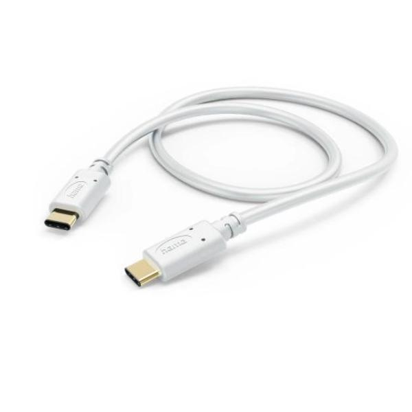 USB-Ladekabel usb 20 usb-c® Stecker usb-c® Stecker 150 m Weiß 00201592 - Hama