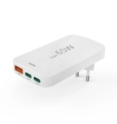 flaches Mini-Ladeger&auml;t  65W 2xUSB-C1xUSB-A, wei&szlig;     201976
