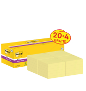 Haftnotizen 654-SSCY-VP24, 76x76mm, gelb, quadratisch
