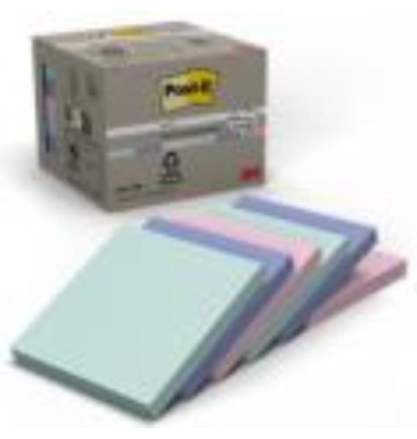 Haftnotizen 654-1GB, farbig sortiert