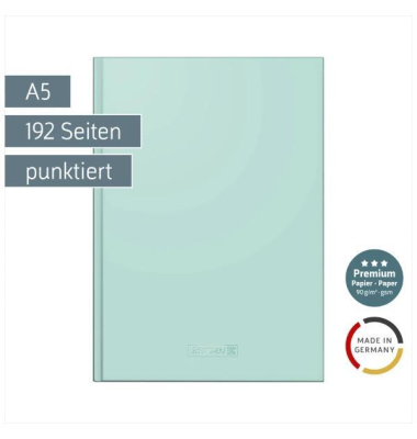 Notizbuch 105598354, mint, A5, 96 Blatt