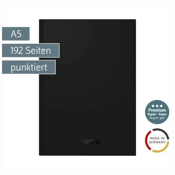 Brunnen Notizbuch 105598390, onyx, A5, 96 Blatt 4061947132601 Brunnen