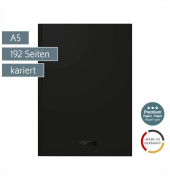 Notizbuch 105598490, onyx, A5, 96 Blatt