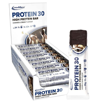 Protein Riegel IronMaxx, Cookies and Cream, 35 g