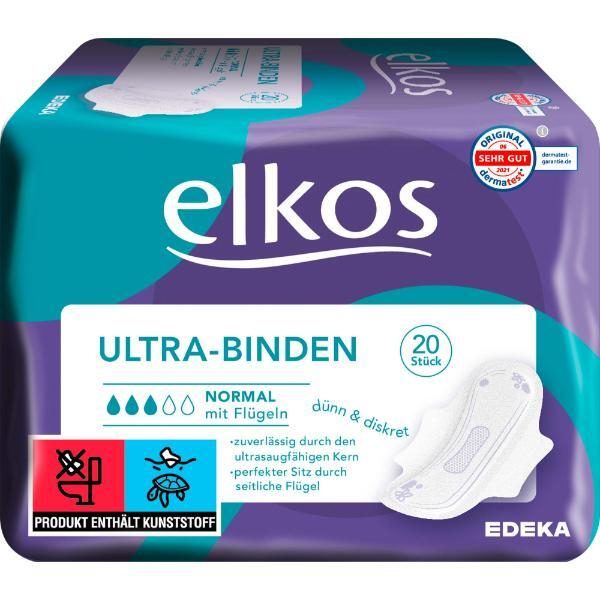 Elkos Damenbinden 4311501748961 Elkos 20 Stück