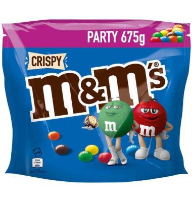 M&Ms Crispy, Beutel mit 675g