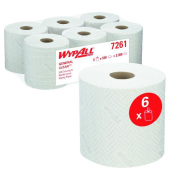 L20 Wischpapier, wei&szlig;, 2-lagig, 6 x 550 T&uuml;cher