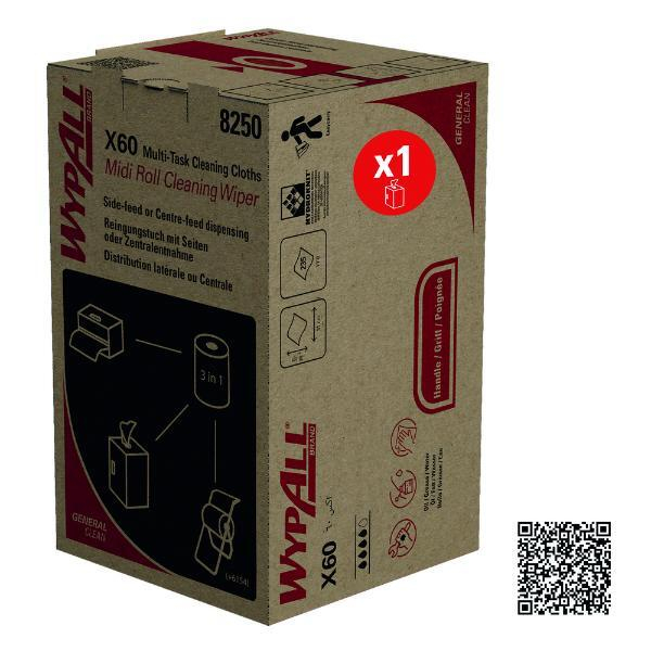 WYPALL General Clean Reinigungstücher Blau 8250 235 Stück