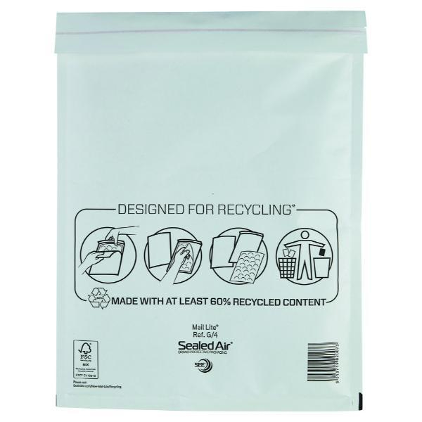 Sealed Air Luftpolstertaschen, 101273385, weiß 5051146485102 Sealed Air 100 Stück