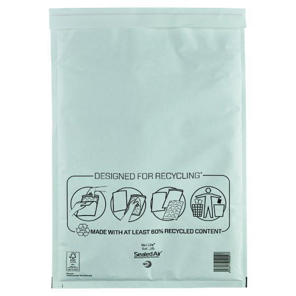 Sealed Air Luftpolstertaschen, 101273381, weiß 5051146485133 Sealed Air 100 Stück