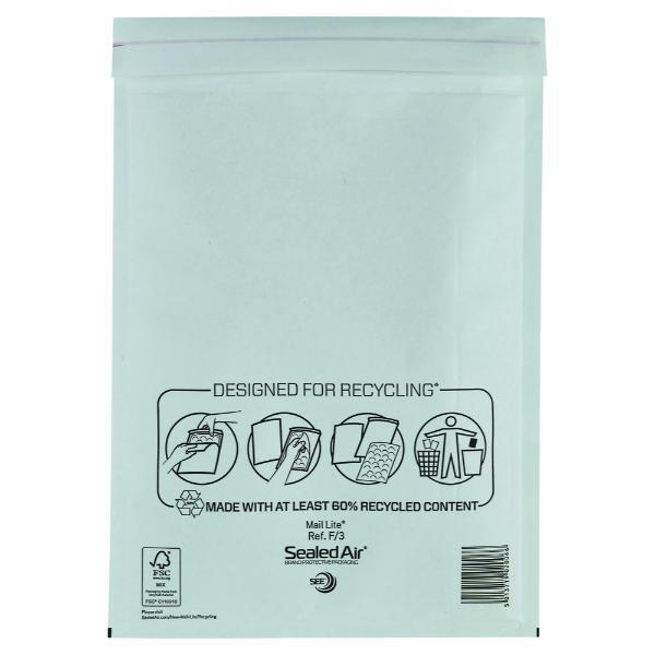Sealed Air Luftpolstertaschen, 101273349, weiß 5051146485157 Sealed Air 100 Stück