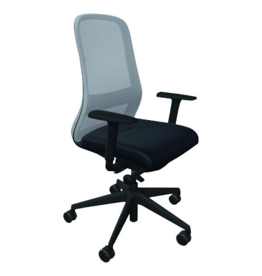 Nowy Souly Mesh ergonomischer B&uuml;rostuhl, schwarzschwarz