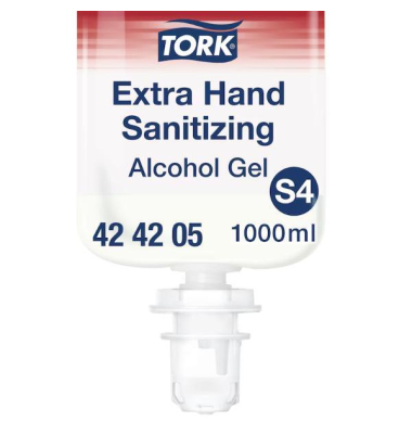 424205 Extra Desinfizierende Hand Alkohol Gel, S4, 1L