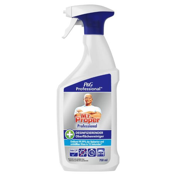 Mr Proper Mr. Proper Professional Desinfizierender Oberflächenreiniger, 750ml 8001090680488 Mr Proper