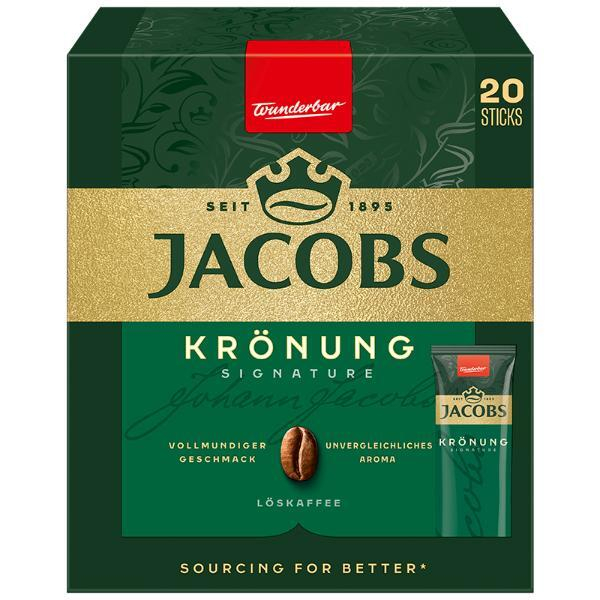 Jacobs Kaffee gemahlen 4008378, 20 Stück, Kaffeesticks im Portionskarton 8711000601556 Jacobs 20 Stück