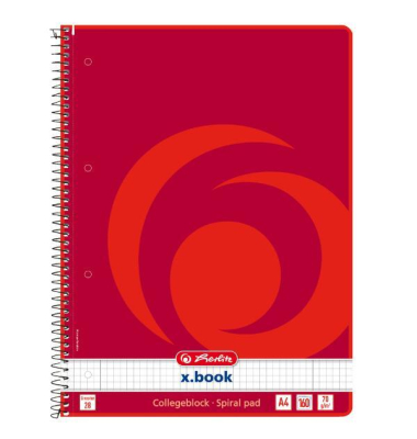 Spiralblock, A4, 160 Blatt, Lineatur 28