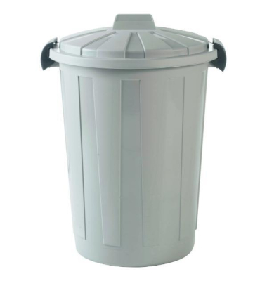Hygieneeimer, 60 Liter, grau