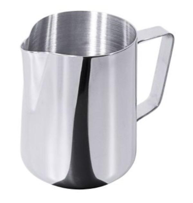 Milchkanne aus Edelstahl, 0,9 L, 12,5 cm