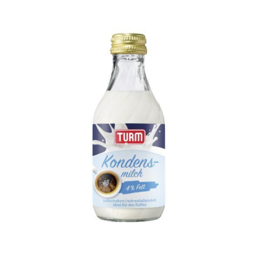 Kondensmilch 52003, 4% Fett, 200g, Glasflasche