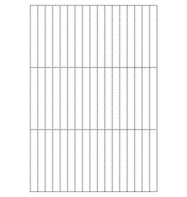 455419 Einlegeetiketten , Ma&szlig;e: 20 x 60mm, wei&szlig;